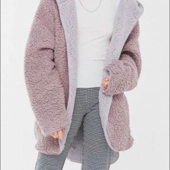 bdg fuzzy reversible jacket